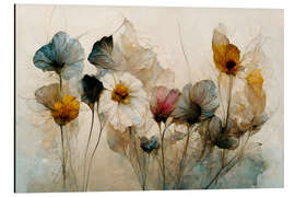 Aluminium print Dried Flower Arrangement - treechild