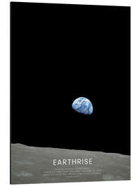 Aluminium print Earthrise - Apollo 8 - NASA