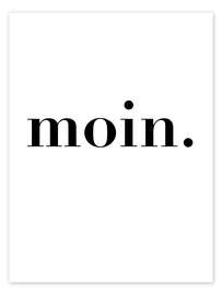 Wall art print Moin - Typobox