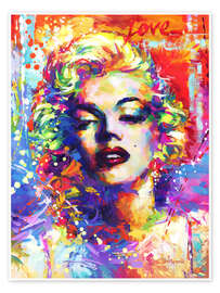 Poster Marilyn Monroe II - Leon Devenice