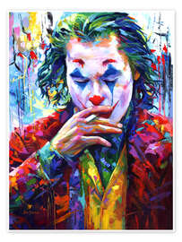 Poster Smoking Joker Pop Art - Leon Devenice