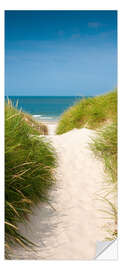 Door sticker Path to the beach - Reiner Würz