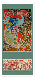 Door poster La Libre Esthetique Salon Annuel - Gisbert Combaz