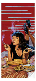 Door sticker Pulp Fiction - Nikita Abakumov
