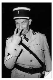 Wall sticker Louis de Funes, 1971