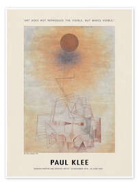 Poster The Limits of Reason, 1927 - Paul Klee