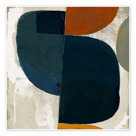 Wall art print Square Abstract Composition III - Marco Marella