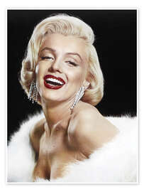 Poster Marilyn Monroe Lipstick, 1953
