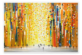 Poster Sunset Lights - Ekaterina Ermilkina