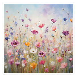 Poster Happy meadow - Gina Kelly