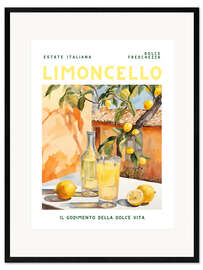 Framed art print Estate Italiana - Limoncello - Ohkimiko