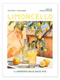 Poster Estate Italiana - Limoncello - Ohkimiko