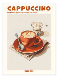 Poster Cappuccino, Italy 1932 - TAlex