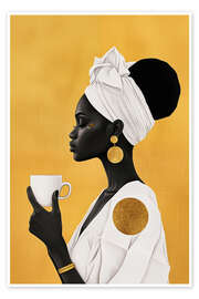 Poster Coffee Gold - Frank Daske