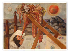 Wall art print Hopeless, 1945 - Frida Kahlo