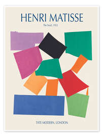 Wall art print The Snail, 1953 - Henri Matisse