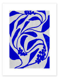 Poster Blue Botanic No 2 - treechild