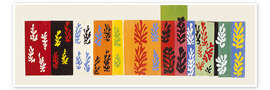 Wall art print Composition (The Velvet), 1947 - Henri Matisse