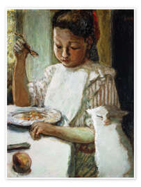 Wall art print Toddler and Cat, 1906 - Pierre Bonnard