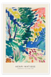 Wall art print Landscape at Collioure I, 1905 - Henri Matisse - Henri Matisse