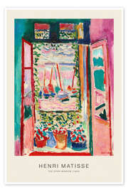 Poster The Open Window, 1905 - Henri Matisse - Henri Matisse