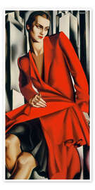 Wall art print Mrs. Bush - Tamara de Lempicka