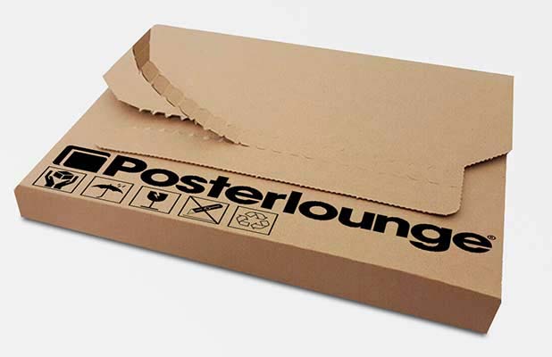 Foam board print packaging for small formats