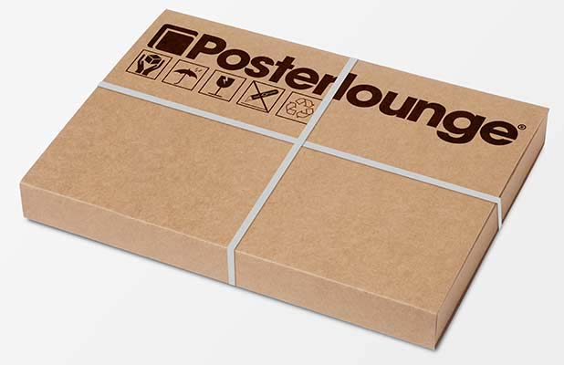 Gallery print packaging for large formats