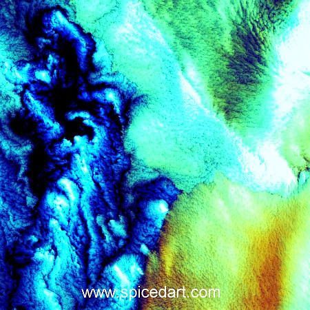 Earth Art Print - Clouds-Aleutian Islands Source Image