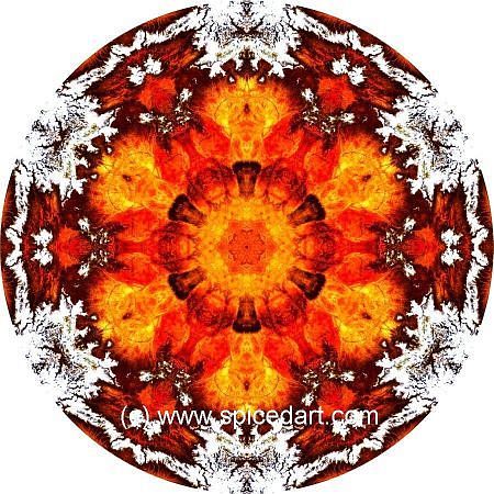Earth Mandala Art - North America 01