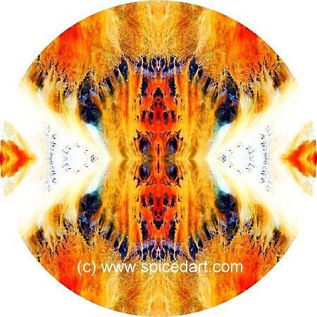 Kaleidoscape Art Print - Sahara-Terkezi Oasis 07