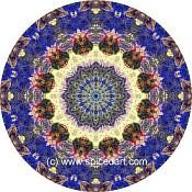 Mandala Art Print Morocco-Atlas Mts 06