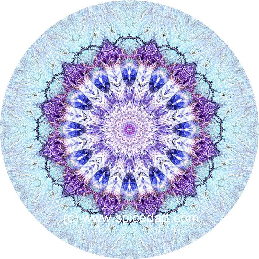 Mandala Art Print - Namib Desert-Massif 10