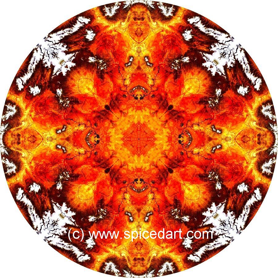 Mandala Art Print - North America 07