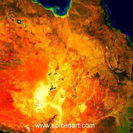 Earth Art Print - Australia Source Image