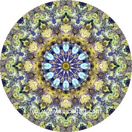 Meditation Mandala - Chilean Volcanoes 03
