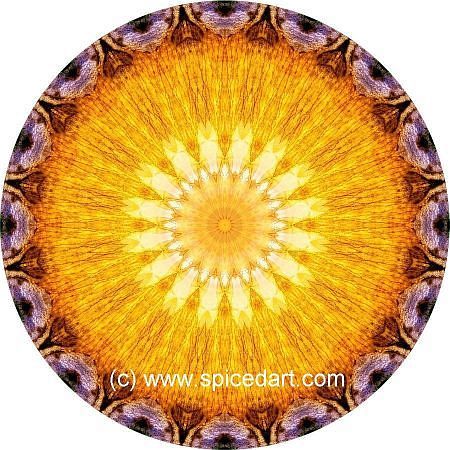 Mandala Art Print - China-Alluvial Fan 01