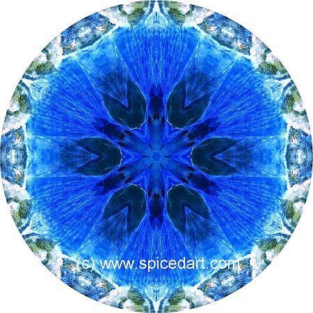 Mandala Art Print - China-Alluvial Fan 03