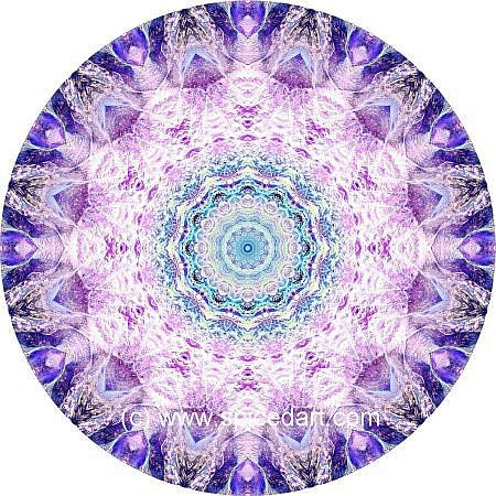 Mandala Art Print - China-Bogda Mts 04
