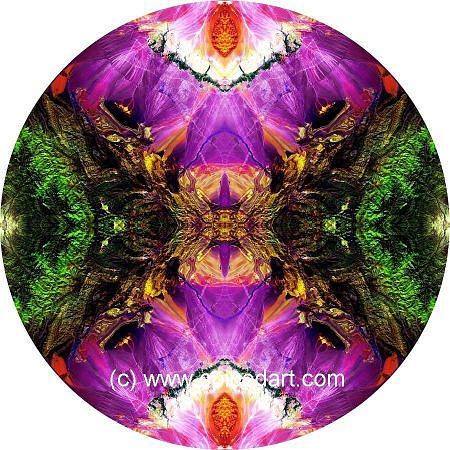 Mandala Art Print - China-Bogda Mts 11