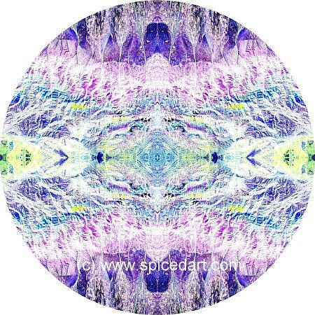 Mandala Art Print - China-Bogda Mts 14
