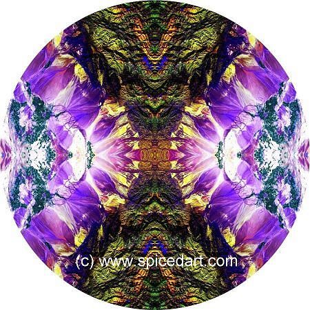 Mandala Art Print - China-Bogda Mts 15