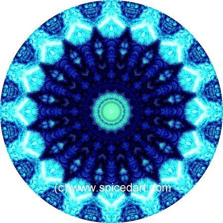 Mandala Art Print - Clouds-Aleutian Islands 03