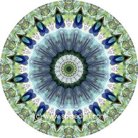 Mandala Art Print - Edrengiyn Nuruu 04