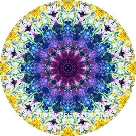 Mandala Art Print - Ghadamis River 03