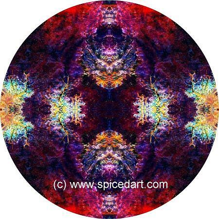 Mandala Art Print - Ghadamis River 04