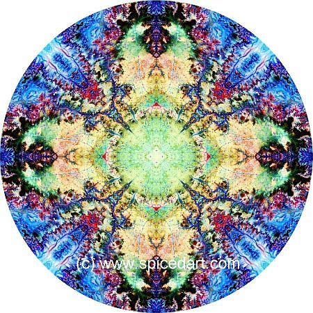 Gaia Mandala Art - Ghadamis River 08