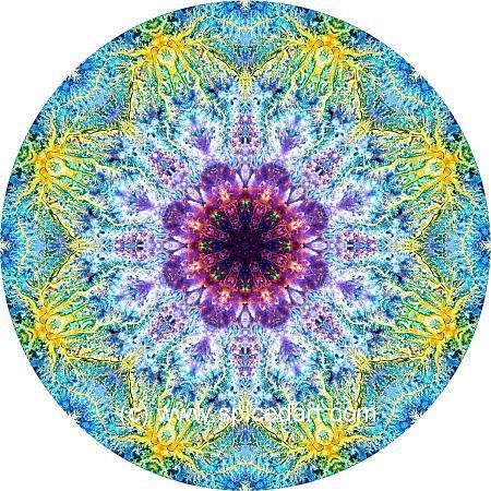 Mandala Art Print - Ghadamis River 13