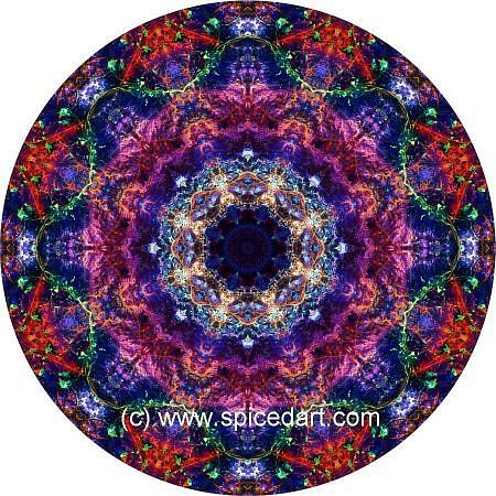 Mandala Art Print - Ghadamis River 15