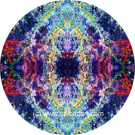 Mandala Art Print - Ghadamis River 25
